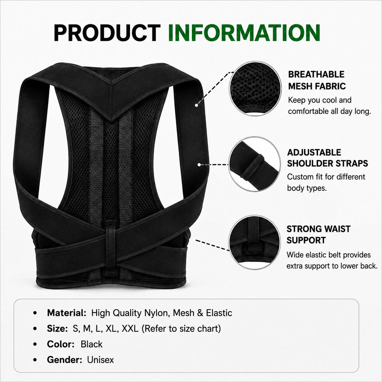 Posture Corrector Belt