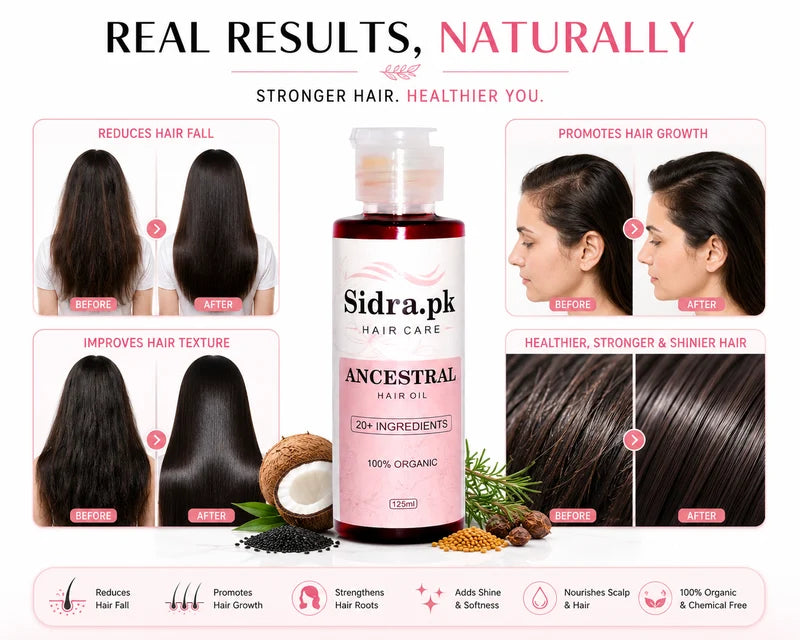 Sidra Organics Hair Oil - Pack of Two